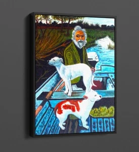 Goodfellas Old Man and Dogs Canvas Wall Art Pop Art movie prop Home Wall Decor - Picture 1 of 5