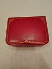 Quality Gift - Vintage Red Leather Jewellery Box