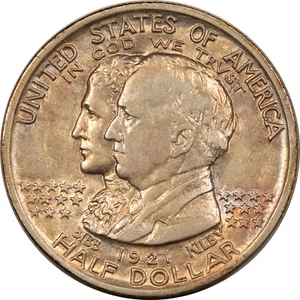 1921 ALABAMA COMMEMORATIVE HALF DOLLAR - HIGH GRADE EXAMPLE! - Picture 1 of 2