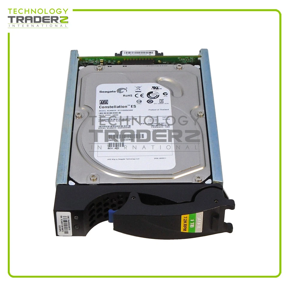 005049070 EMC 1TB SATA 7.2K 3G 3.5" HDD for CX-Series ***Pulled*** - Image 1 of 1