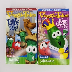 Big Idea's Veggietales VHS Set King George Lyle Kindly Viking Religious Kids - Picture 1 of 9