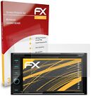 atFoliX 3x Screen Protection Film for Kenwood DDX4019DAB matt&shockproof