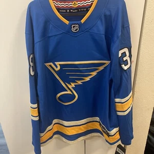 Men’s Fanatics Blue St. Louis Blues Home NHL Jersey Size Small - NWT - Picture 1 of 6