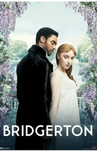 Netflix Bridgerton Daphne and Simon Basset Poster 23x34" TV Show Rege-Jean Page - Picture 1 of 3
