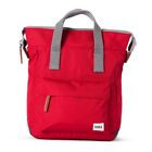 Roka Bantry B Small Recycled Canvas Weather Resistant Backpack Bag Mars Red