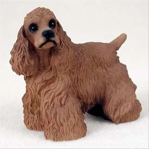 Cocker Spaniel Brown Dog Hand Painted Canine Collectable Figurine Statue - Picture 1 of 1