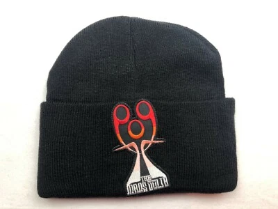 The Mars Volta Logo c2003 Patch Black Knit New Beanie - Image 1 of 2