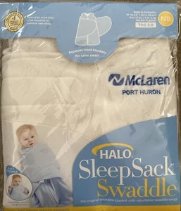 Neu Halo Schlafsack Swaddle Fleece Unisex Neu mit Etikett Geburt - 3 Monate, 6-12 Pfund - Bild 1 von 7