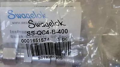 Swagelok SS-QC4-B-400 Quick-Connect Body NEW SEALED FACTORY FREE SHIP LOC T1 - Image 1 of 4