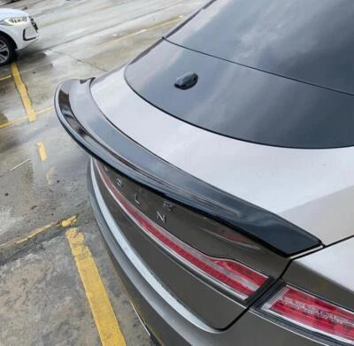 1x Preto ABS Traseiro Cauda Tronco Spoiler Asa Acabamento Labial Ajuste Para Lincoln MKZ 2015-2022 - Imagem 1 de 4