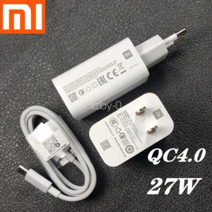 Original Xiaomi 27W adaptateur de charge rapide turbo charge Mi 8 9 10 Redmi Note 10 - Photo 1 sur 16