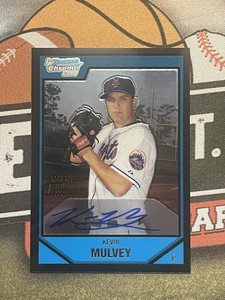 2007 1st Bowman Chrome Prospects Auto KEVIN MULVEY RC Rookie Card #BC232 Mets