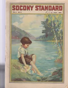 SOCONY STANDARD MAGAZINE JULY 1927 - Picture 1 of 3