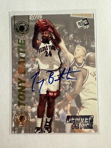 K142,515 - 1997 Press Pass Double Threat Autographs #5A Tony Battie Auto
