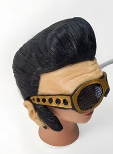 Vintage Elvis Presley Rubber Mask W/ Sideburns/Glasses 2002 Paper Magic Mask -GC - Picture 1 of 12