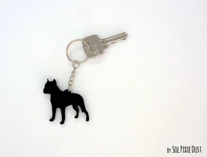 American Staffordshire Terrier - Keychain Silhouette - Bild 1 von 4