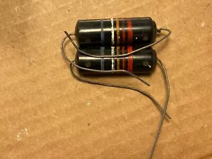 2 NOS Sprague Bumble Bee .022 uf 600v 10% Capacitors TEST .026 LOW LEAKAGE C - Picture 1 of 3