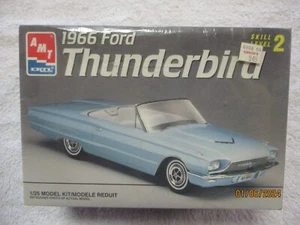 AMT ERTL 1966 FORD THUNDERBIRD CONVERTIBLE 1:25 MODEL KIT FACTORY SEALED 8210 96 - Picture 1 of 3