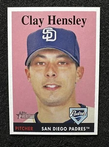 Clay Hensley #380 2007 Topps Heritage QTY San Diego Padres - Imagen 1 de 2