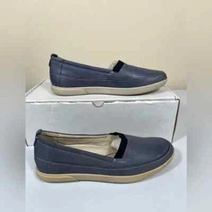 Josef Seibel slip on leather blue sneakers 37 - Picture 1 of 7