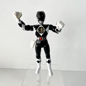 Figura de acción Bandai Power Rangers Black Ranger 8" de colección 1993 MMPR figura - Imagen 1 de 9