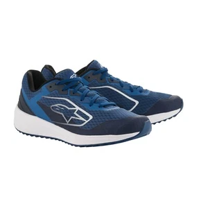 Alpinestars Meta Road Shoes Blue & White Urban/Casual Motorbike/Motorcycle Shoe - Picture 1 of 9