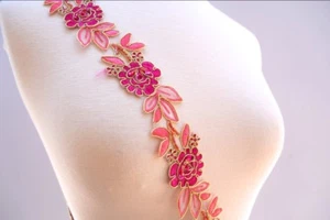 Beaded Lace Trim Multiple Colors. - Picture 1 of 12