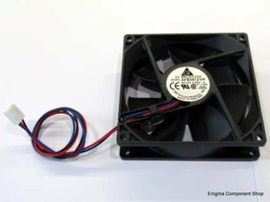 Delta AFB0912VH-F00 12V 92mm Fan (3-Wire) - Trusted UK Seller - Fast Dispatch - Photo 1/2