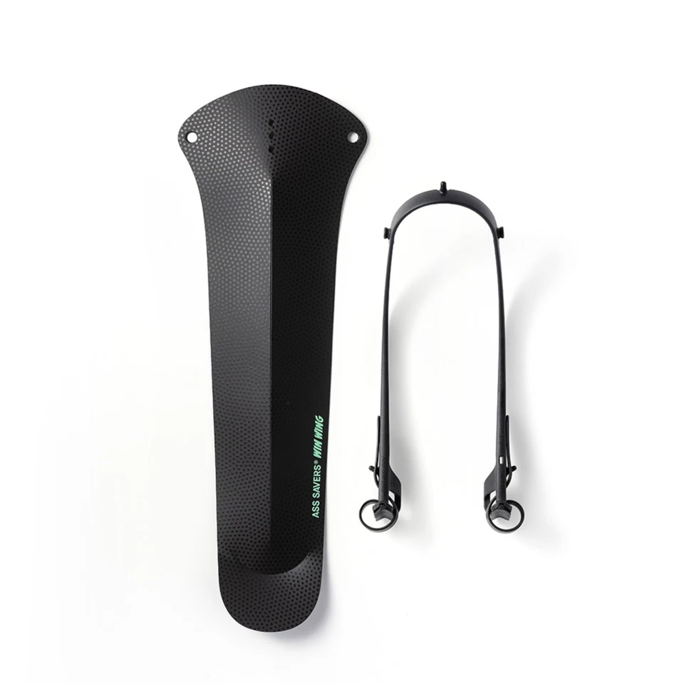 Ass Savers Win Wing 2 Gravel Rear Mudguard - Black (Lightweight, Universal) - Image 1 of 1