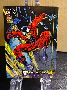 Tarantula Spider-Man Enemies 1994 Fleer Marvel Trading Card #28 - Picture 1 of 3