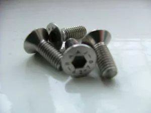 vauxhall astra vectra corsa front brake disc retaining screws m6 stainless steel - Picture 1 of 1