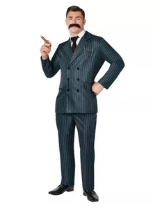 The Addams Family Gomez Addams L Adults Cosplay Costume Halloween W/Hand - Picture 1 of 9
