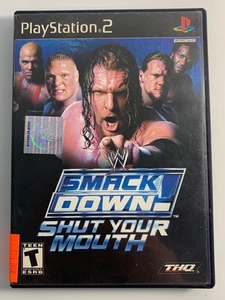 WWE SmackDown Shut Your Mouth (Sony PlayStation 2, 2002) MANUAL EN CAJA - Imagen 1 de 5