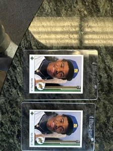 Lot of (2) 1989 Upper Deck UD #1 Ken Griffey Jr. RC Rookie HOF Mariners Cards - Picture 1 of 11