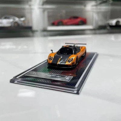 U2 1: 64 橙色 Pagani Zonda 760LH 限量版树脂汽车模型收藏品 — 第 1/4 张图片