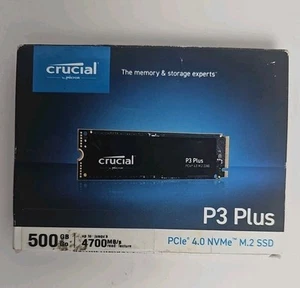 Crucial P3 Plus 500GB NVMe Internal SSD (CT500P3PSSD8) - Afbeelding 1 van 2