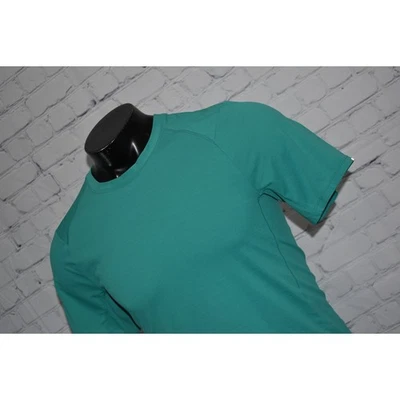 Camisa de Correr REI CO-OP Hombre Talla Mediana Verde Rendimiento Poliéster Reflectante Foto 1 de 4