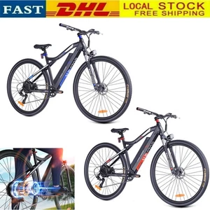 E-Mountainbike 9 Gänge Elektrofahrrad E-Bike 36V 13Ah Citybike 250W - Bild 1 von 11