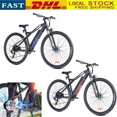 E-Mountainbike 9 Gänge Elektrofahrrad E-Bike 36V 13Ah Citybike 250W - Bild 1 von 4