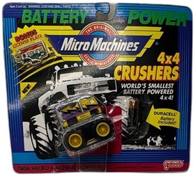 Micro Machines 4x4 Crushers Spuds #10 1990 Galoob Battery Powered NIB