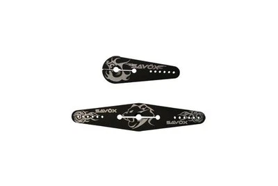 Savox Aluminium Servohorn 2 Stück groß Doppel & Einzel SAV-SH80 25t SAVOX FUTABA - Bild 1 von 4