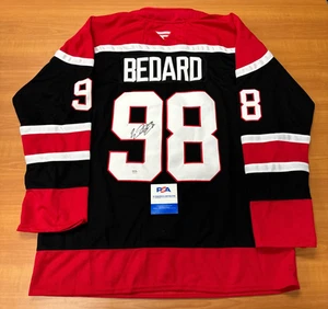Connor Bedard Signed Autographed Chicago Blackhawks Jersey PSA/DNA COA Size XL - Picture 1 of 3