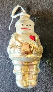 RARE! Vintage! Old World Poland Tin Man Wizard Of Oz Glass Christmas Ornament - Picture 1 of 2