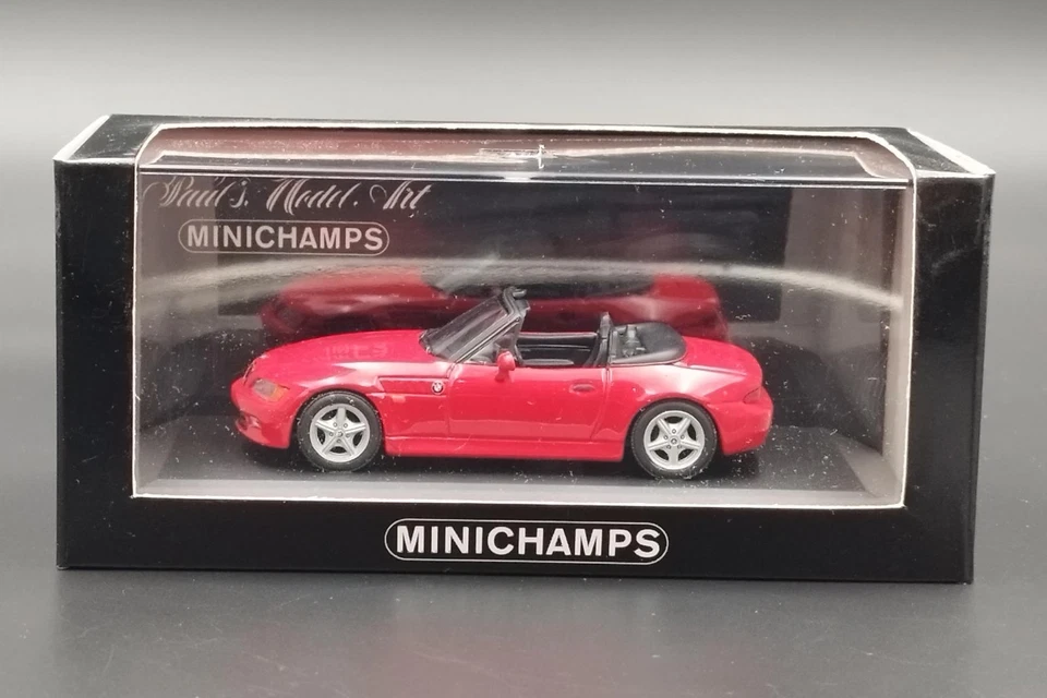 1:43 BMW Z3 2.8 Cabriolet Red Minichamps - Immagine 1 di 4