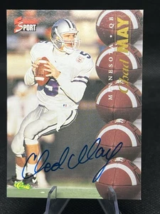 1995 Classic Five Sport #NNO Chad May - On Card Auto - Kansas St & Minnestota - Picture 1 of 2