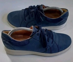 Clarks Zapatos Deportivos de Gamuza Azul No Estructurado UK6.5 EU40 D Ajuste Cómodo - Imagen 1 de 6