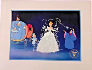 Disney's Masterpiece Cinderella Exclusive Commemorative Lithograph 1995 - 14x11 - Bild 1 von 8