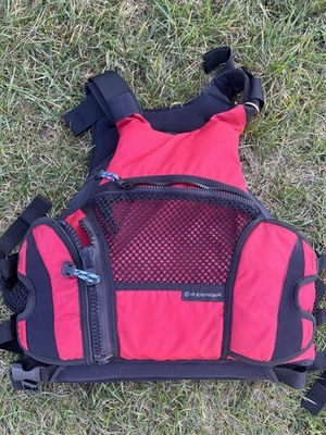 MTI Adventurewear Red Kayak Sailing Life Jacket Flotation Aid Small Extra Small - Image 1 of 4