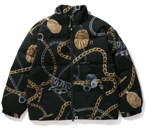 A Bathing Ape BAPE "BAPE Jewels Down Jacket" Green 1J80-144-002 Size M NWT - Picture 1 of 10