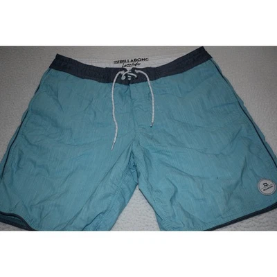 Billabong Low Ride Swimming Board Shorts Mens Size 34 Blue Tropical  - Image 1 of 4